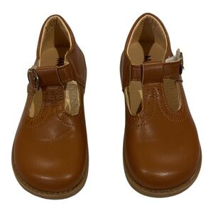 Elegant Tan Kids Dress Shoes NWOT